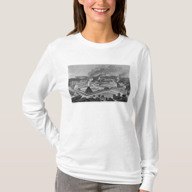 Perspective view of a canon forge T-Shirt (Front)