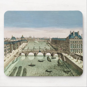 Perspective View of Paris from the Pont Royal Mouse Mat
