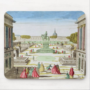 Perspective View of Place Louis XV Mouse Mat