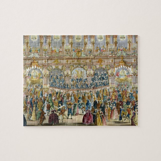 Perspective View of the Ballroom, constructed in t Jigsaw Puzzle (Horizontal)