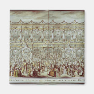Perspective view of the ballroom constructed magnet