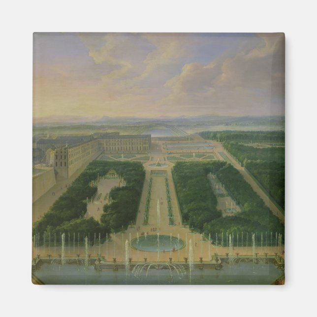 Perspective view of the chateau magnet (Front)
