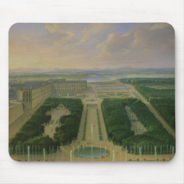 Perspective view of the chateau mouse mat (Front)