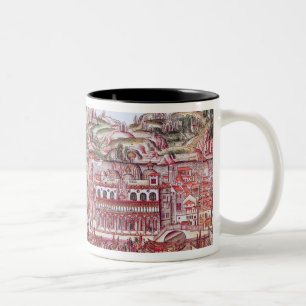 Perspective view of Venice (detail) from 'Opusculu Two-Tone Coffee Mug