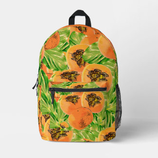 Perssimon Jungle (kaki) Printed Backpack