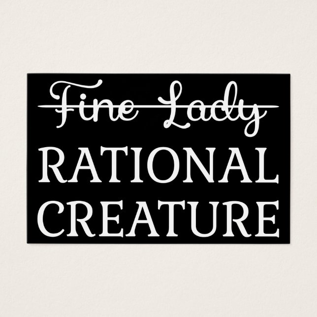 Persuasion Jane Austen - Rational Creature I (Front)
