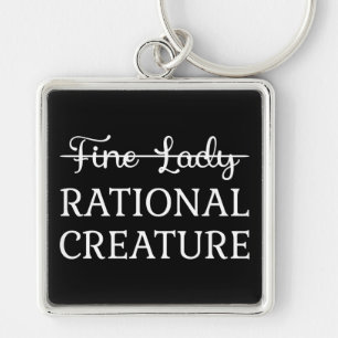 Persuasion Jane Austen - Rational Creature I Key Ring