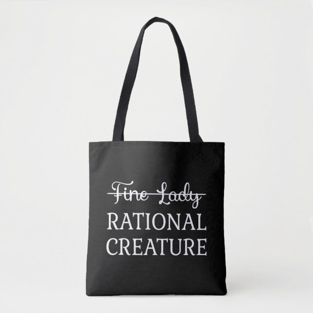 Persuasion Jane Austen - Rational Creature I Tote Bag (Front)