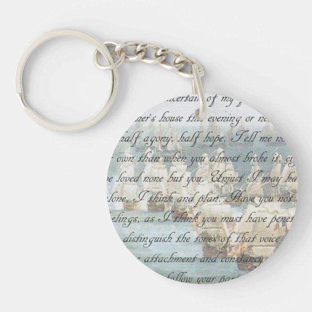 Persuasion Letter double-sided Key Ring (Front)