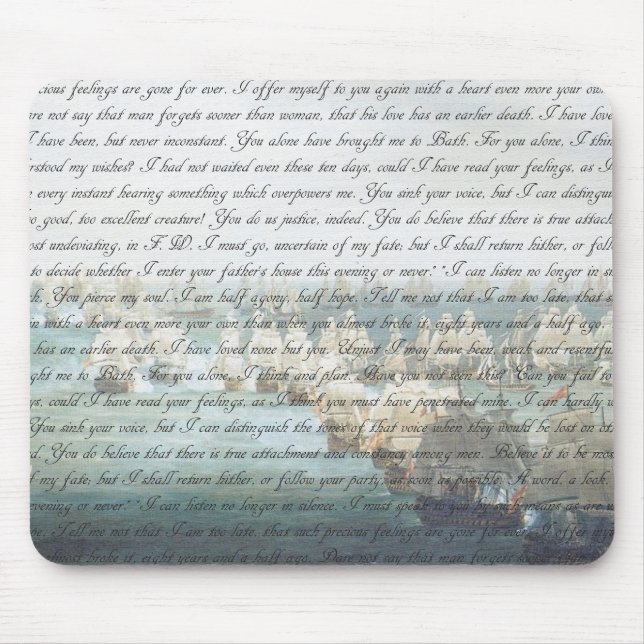 Persuasion Letter Mouse Mat (Front)