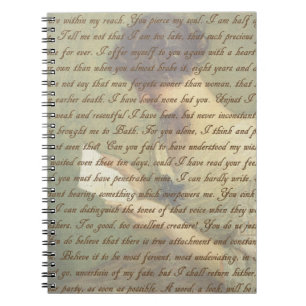 Persuasion Letter Notebook