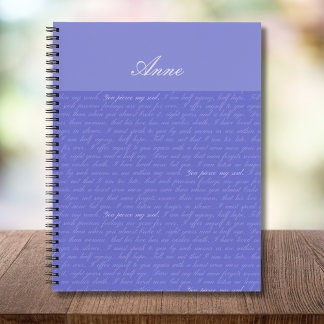 Persuasion Pierce My Soul Personalised Notebook