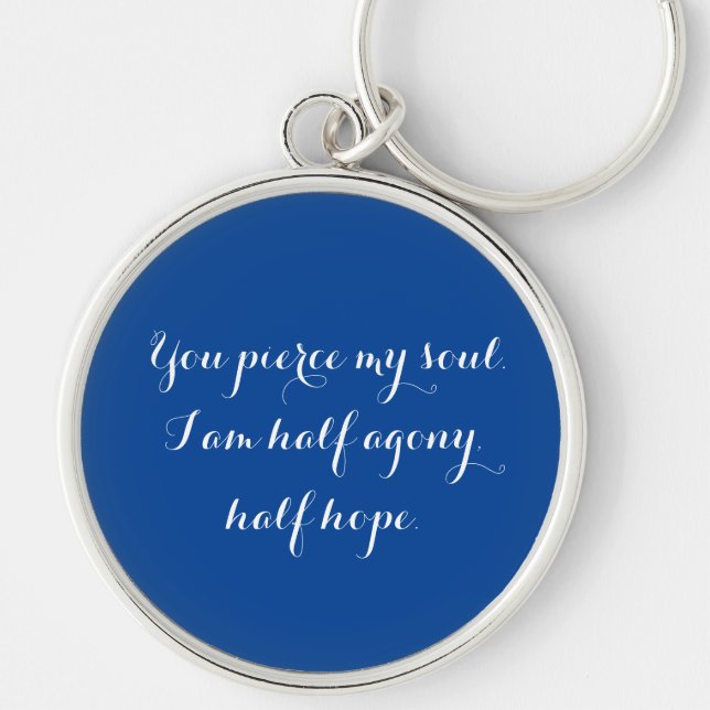 Persuasion's romantic letter  key ring (Front)