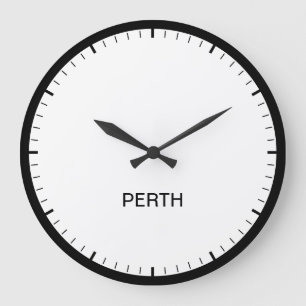 Perth Australia Time Zone Newsroom Style Clock