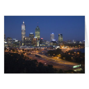 Perth, Australia. View of downtown Perth from