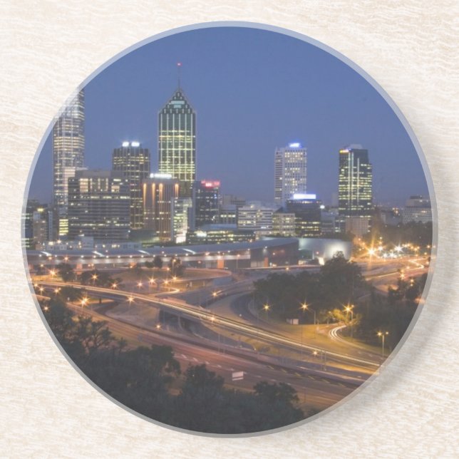 Perth, Australia. View of downtown Perth from Coaster (Front)