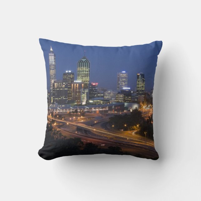 Perth, Australia. View of downtown Perth from Cushion (Front)