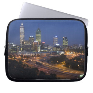Perth, Australia. View of downtown Perth from Laptop Sleeve