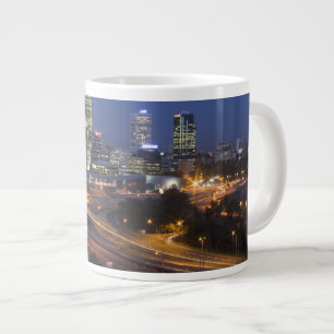 Perth, Australia. View of downtown Perth from Large Coffee Mug