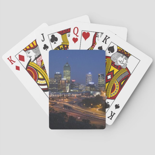Perth, Australia. View of downtown Perth from Playing Cards (Back)