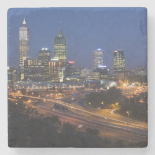 Perth, Australia. View of downtown Perth from Stone Coaster