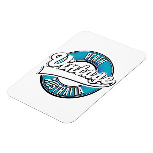 Perth Australia vintage logo Magnet