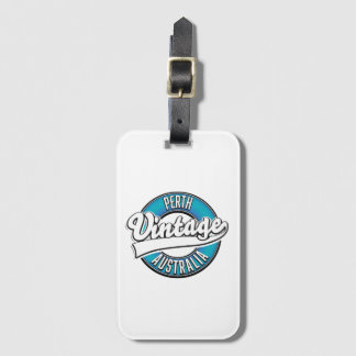 Perth Australia vintage logo Magnet Luggage Tag