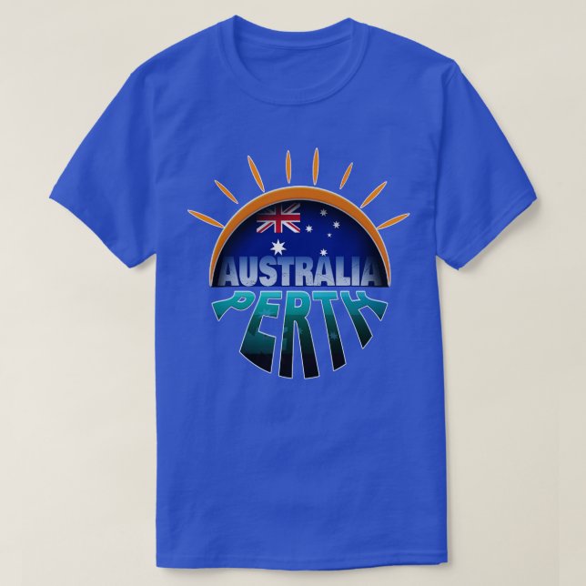 Perth Australia Welcome to Fabulous Perth T-Shirt (Design Front)
