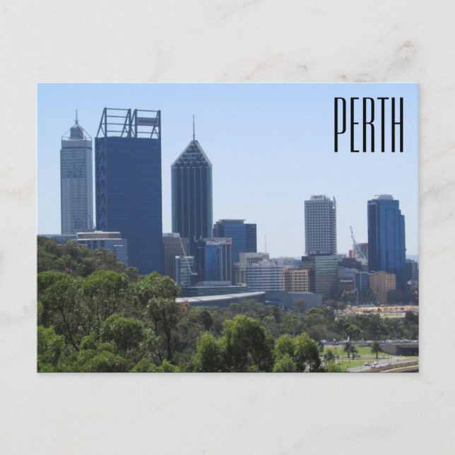 perth city postcard (Front)