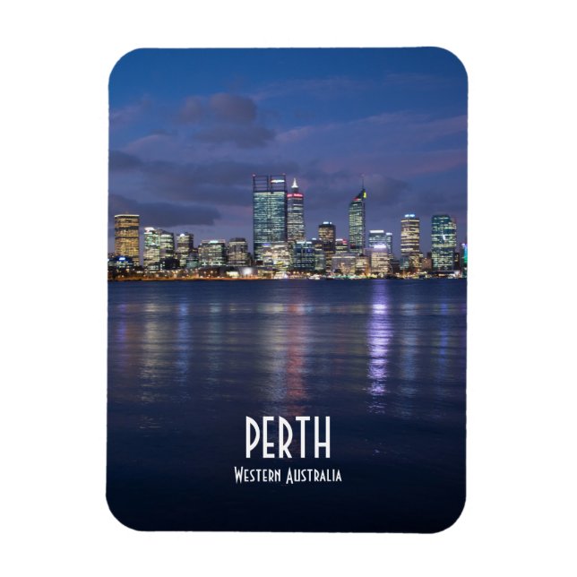 Perth City Skyline Magnet (Vertical)