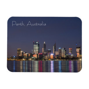 Perth city skyline magnet