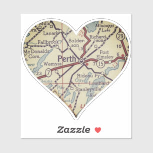 Perth Ontario Vintage Map