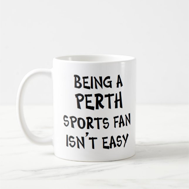 perth sports fan, being coffee mug (Left)