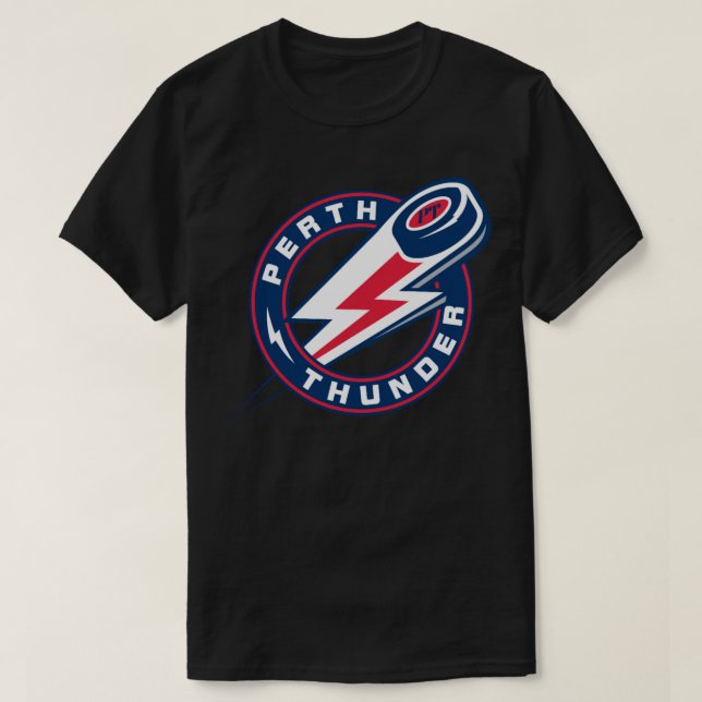 Perth Thunder Classic T Shirt (Design Front)