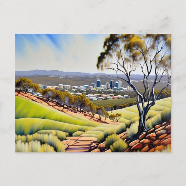 Perth Western Australia Hills Holiday Postcard (Front)