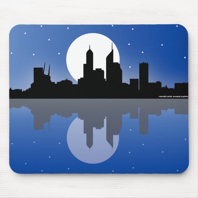 Perth Western Australia Mousepad (Front)