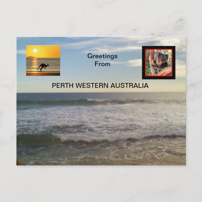 Perth Western Australia Postcard (Front)