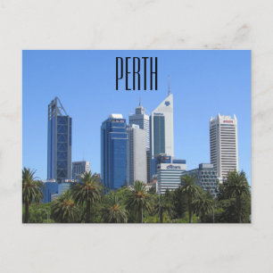 perth western australia postcard