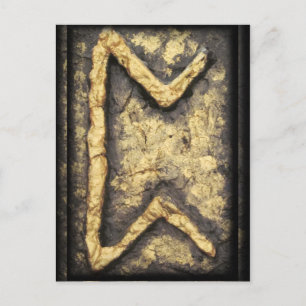 Perthro (P) Postcard