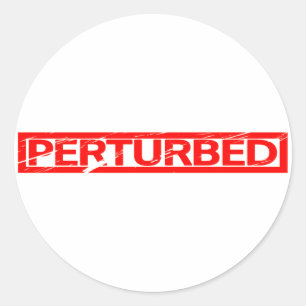 Perturbed Stamp Classic Round Sticker