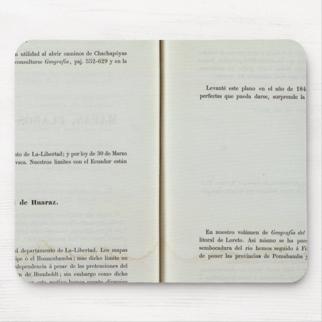 Peru 15 mouse mat (Front)