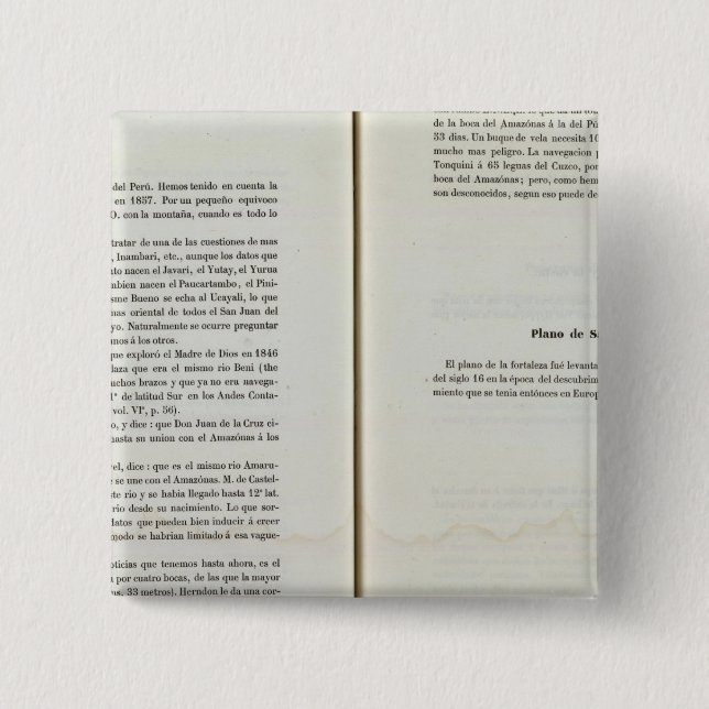 Peru 19 15 cm square badge (Front)