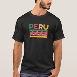 Peru Alpacas South America Vacation   T-Shirt