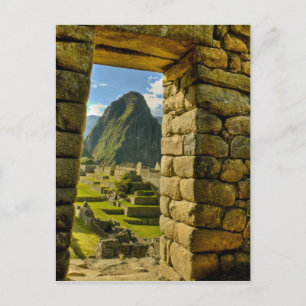 Peru, Andes, Andes Mountains, Machu Picchu, Postcard