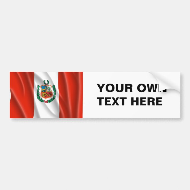 PERU BUMPER STICKER (Front)