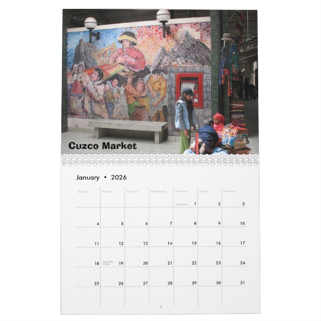 Peru Calendar (Jan 2026)