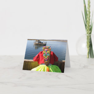 Peru Child - Girl Card