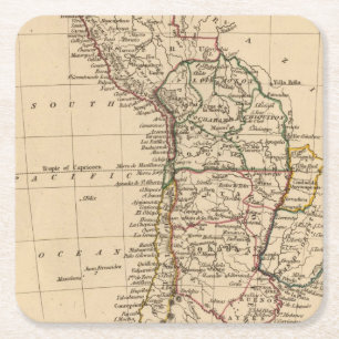 Peru, Chilli, La Plata Square Paper Coaster