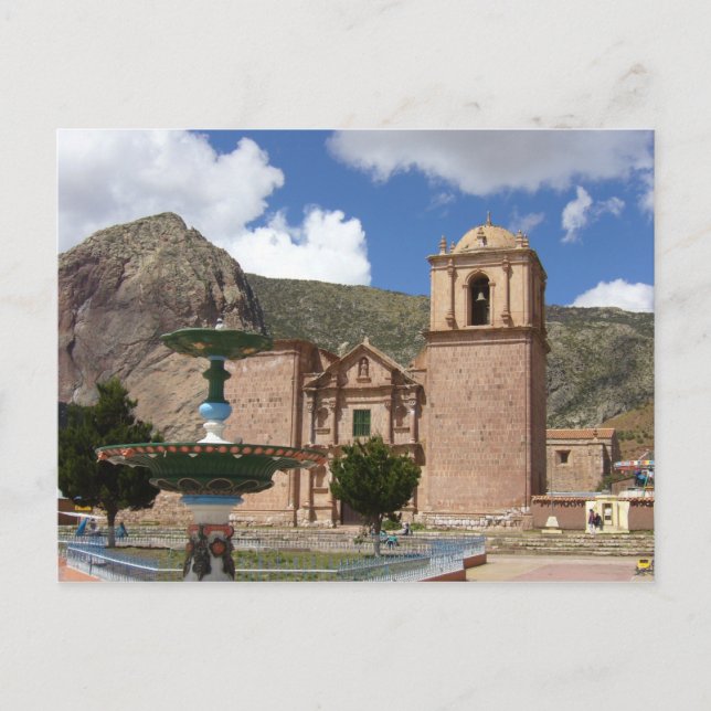 peru church postcard (Front)