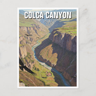 Peru Colca Canyon  Postcard